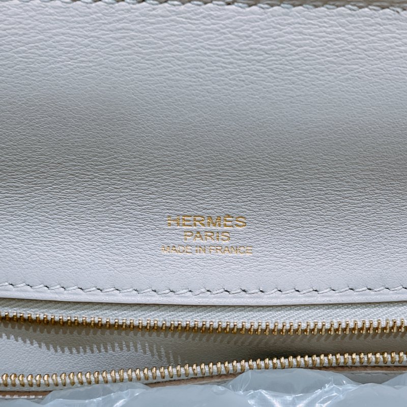 TK1896 Hermes 愛馬仕 單肩 手挽 手拎 冰川灰 奶油白 休閑 慵懶感 2424 29cm 8L Beton x I2 Nata xGHW Togo and Swift-14