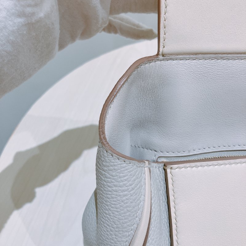 TK1896 Hermes 愛馬仕 單肩 手挽 手拎 冰川灰 奶油白 休閑 慵懶感 2424 29cm 8L Beton x I2 Nata xGHW Togo and Swift-17