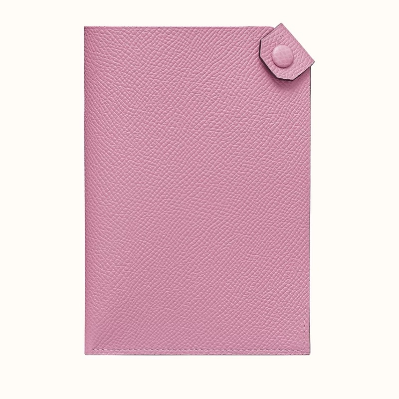 現貨商品 全新商品 台灣專櫃 正貨商品 Hermes 錦葵紫X9護照套-1