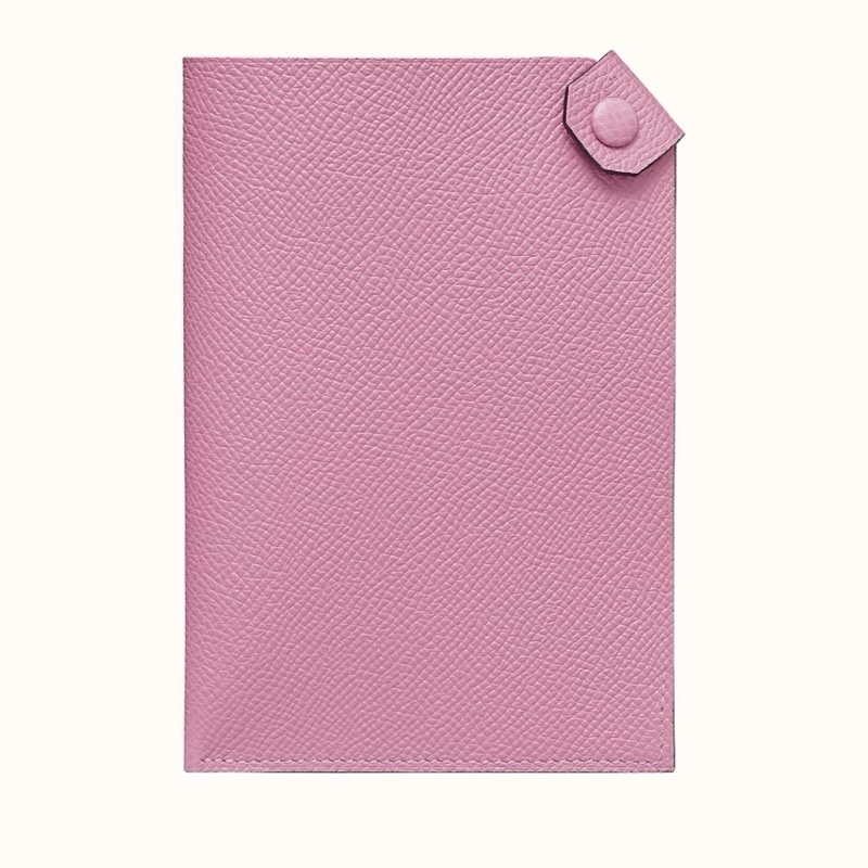 現貨商品 全新商品 台灣專櫃 正貨商品 Hermes 錦葵紫X9護照套-2