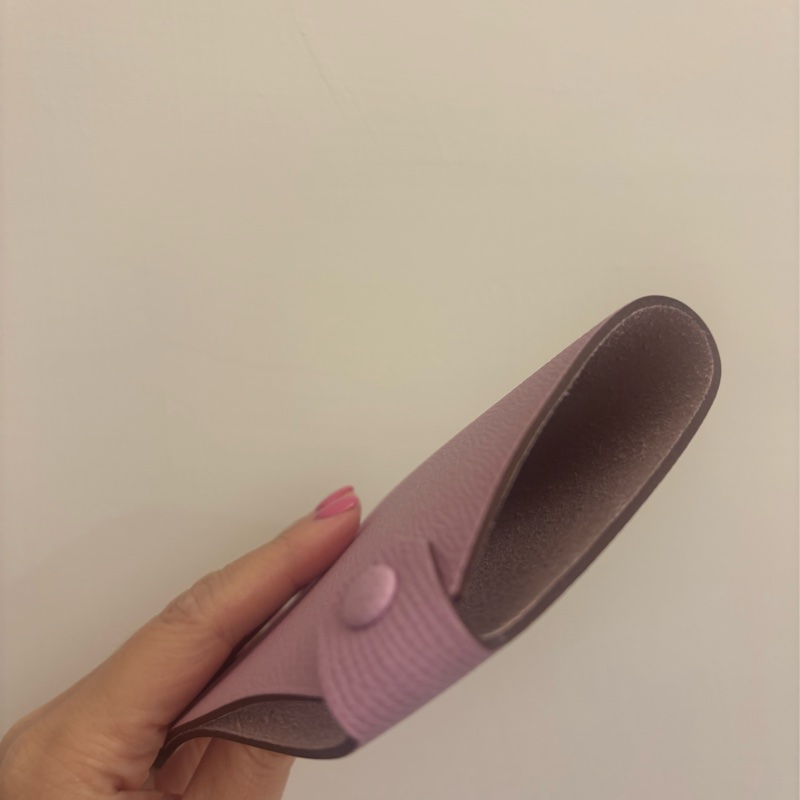 現貨商品 全新商品 台灣專櫃 正貨商品 Hermes 錦葵紫X9護照套-10