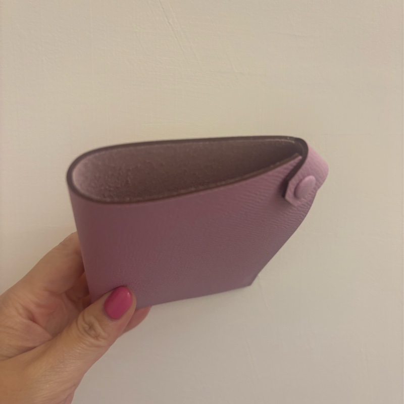 現貨商品 全新商品 台灣專櫃 正貨商品 Hermes 錦葵紫X9護照套-17