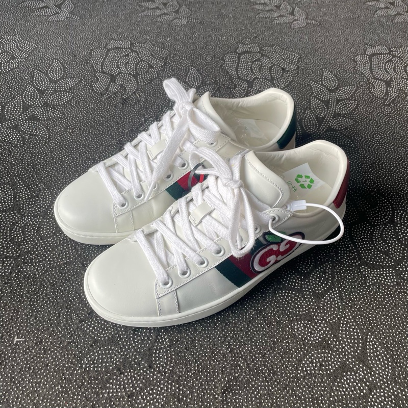 99新 02012 gucci蘋果小白鞋35碼無盒-0