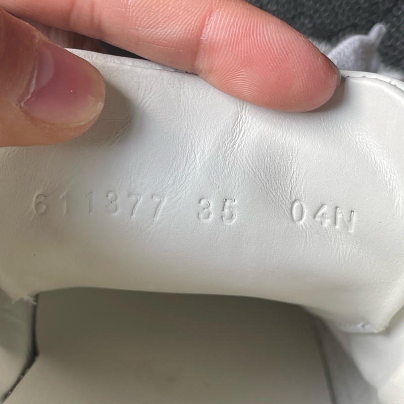 99新 02012 gucci蘋果小白鞋35碼無盒-5