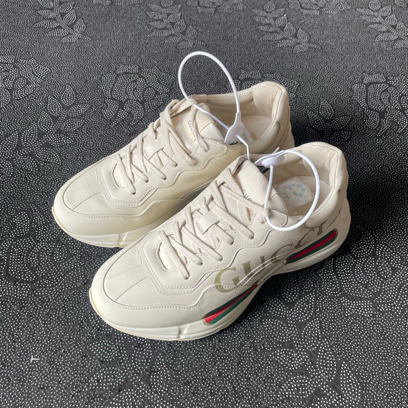 99新02040 gucci腰帶老爹鞋38碼無盒，-0