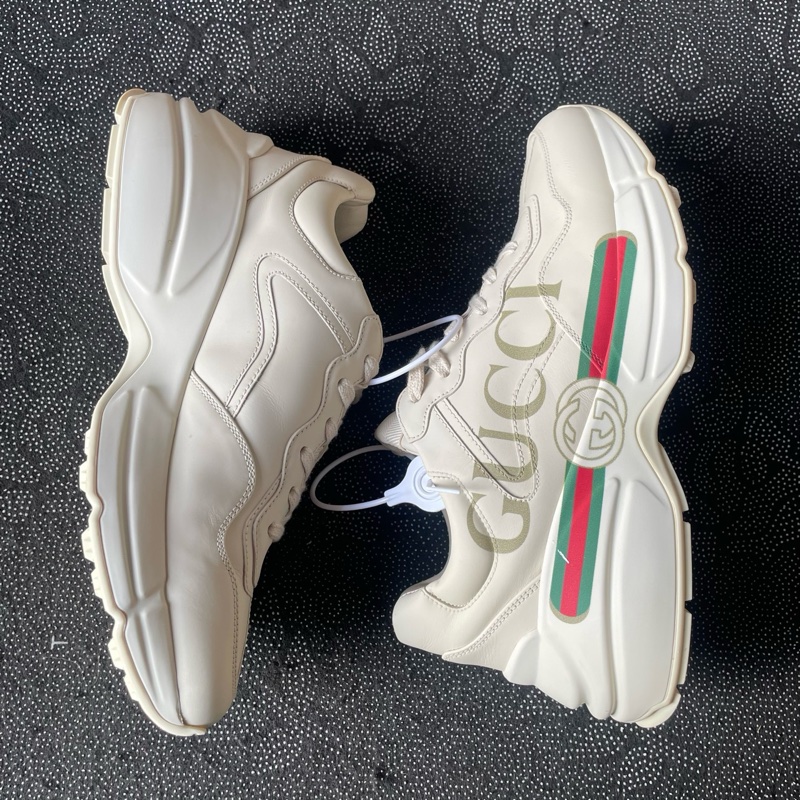 99新02040 gucci腰帶老爹鞋38碼無盒，-7