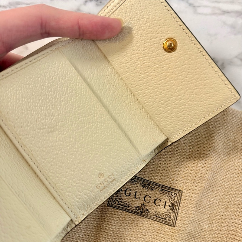 ✔️ GUCCI Ophidia GG Supreme 帆布三折短夾-14
