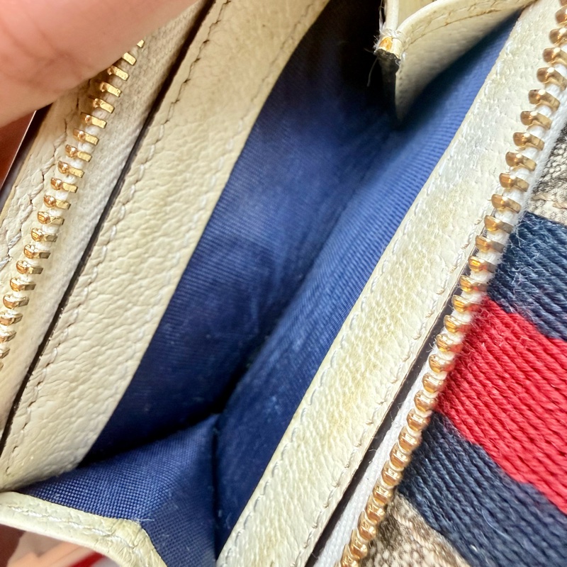 ✔️ GUCCI Ophidia GG Supreme 帆布三折短夾-18