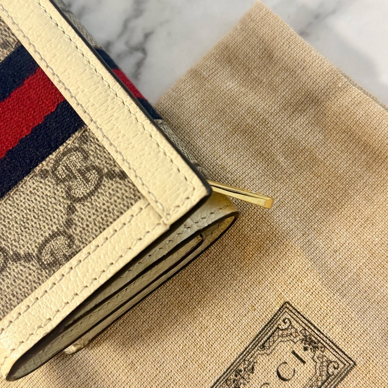 ✔️ GUCCI Ophidia GG Supreme 帆布三折短夾-20