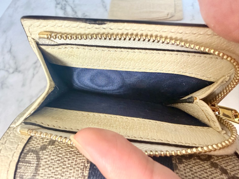 ✔️ GUCCI Ophidia GG Supreme 帆布三折短夾-27