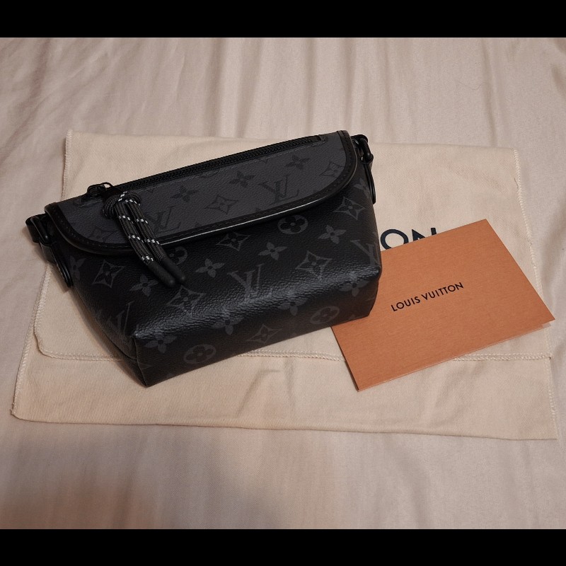 Louis Vuitton LV Pulse 黑色 Monogram Eclipse｜近全新｜全配-0