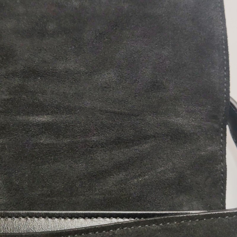 Gucci Arli 牛皮翻毛皮雙G標誌斜挎單肩包-8