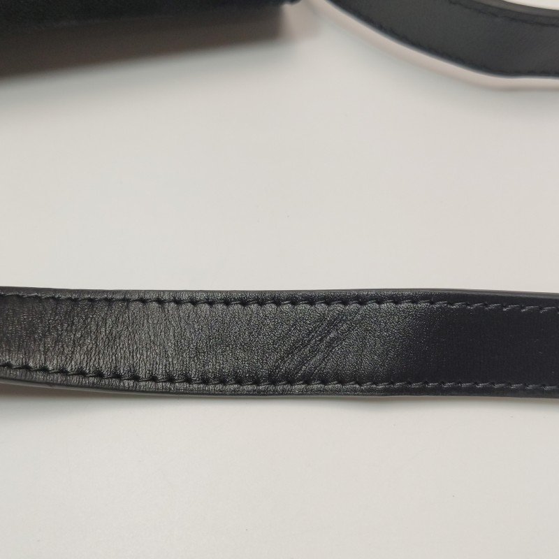 Gucci Arli 牛皮翻毛皮雙G標誌斜挎單肩包-20