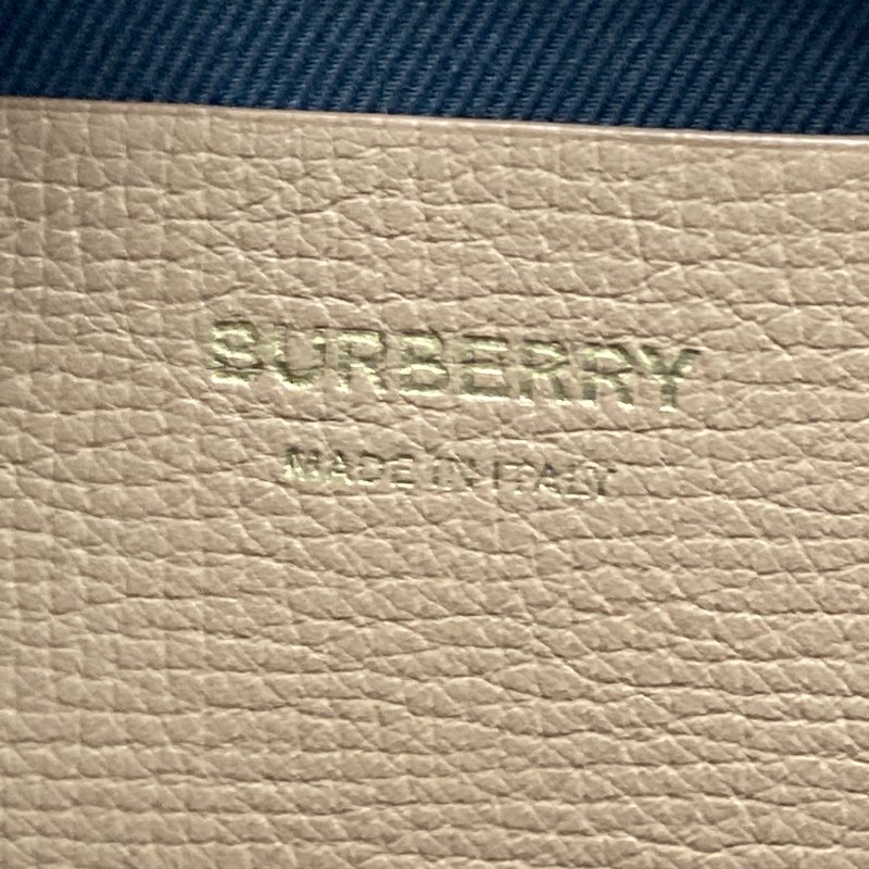 BURBERRY 巴寶莉 Small Macken 棉麻 牛皮 肩背包 棕色格紋 金釦-11