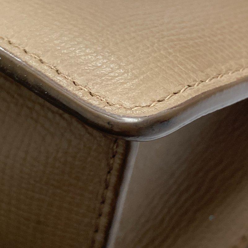 BURBERRY 巴寶莉 Small Macken 棉麻 牛皮 肩背包 棕色格紋 金釦-14