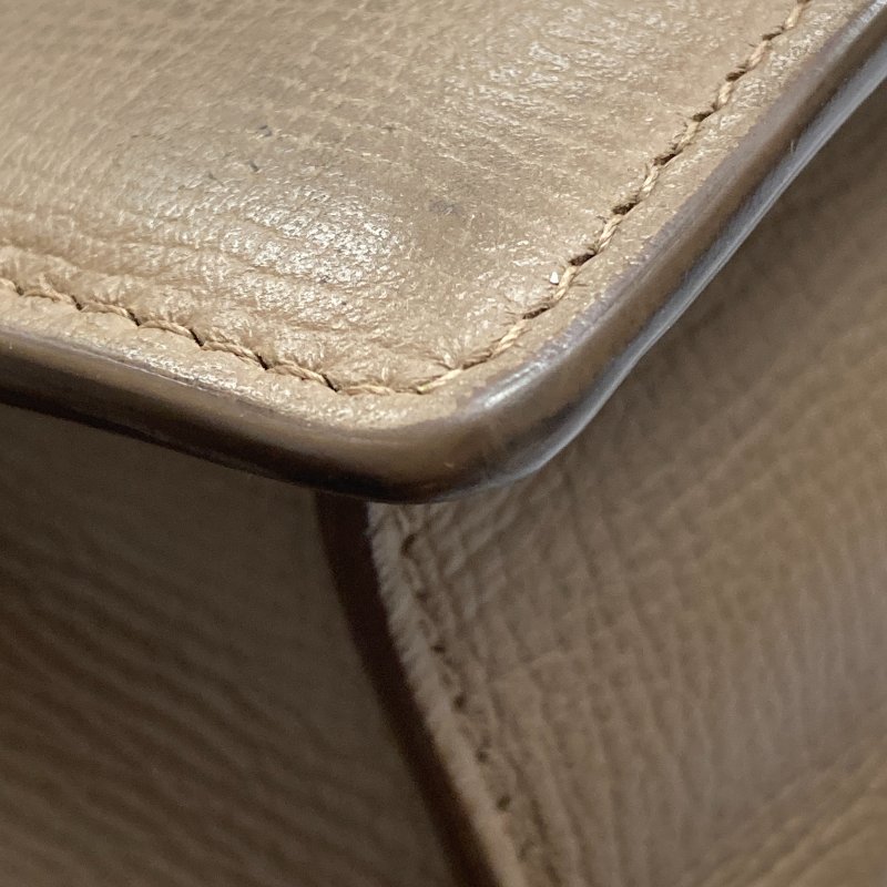 BURBERRY 巴寶莉 Small Macken 棉麻 牛皮 肩背包 棕色格紋 金釦-15