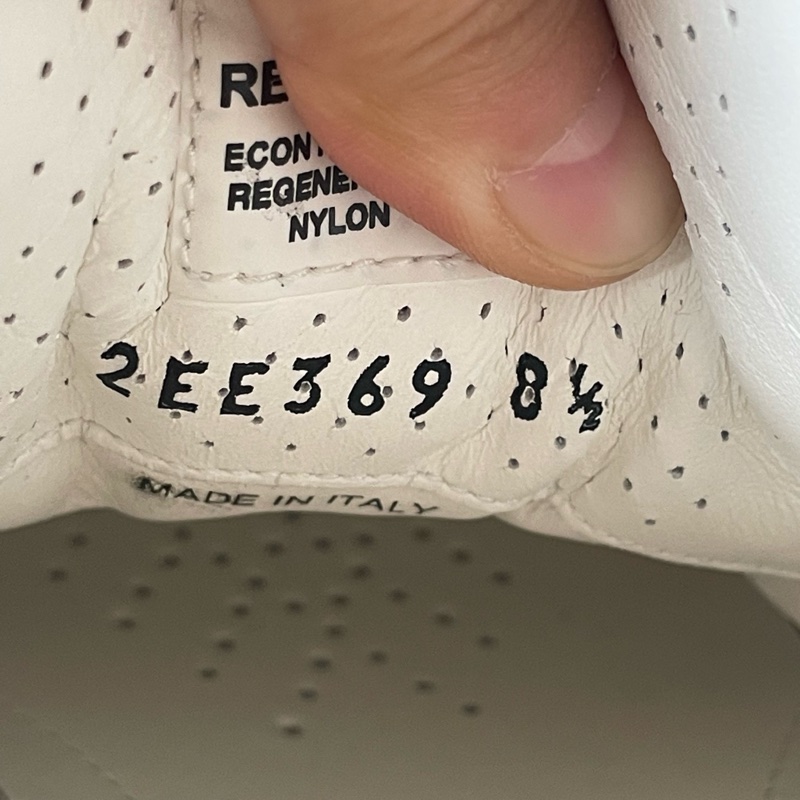 99新 02041 prada白色運動鞋42.5碼無盒-4