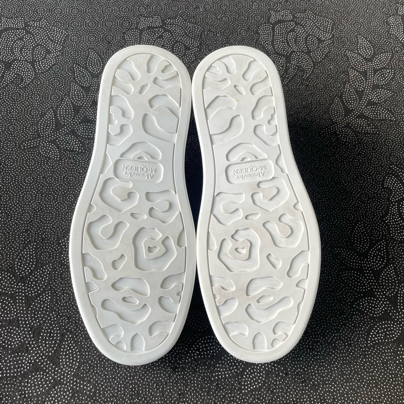 99新 02011 麥昆純白皮面小白鞋38碼無盒，成色充新穿一次-9