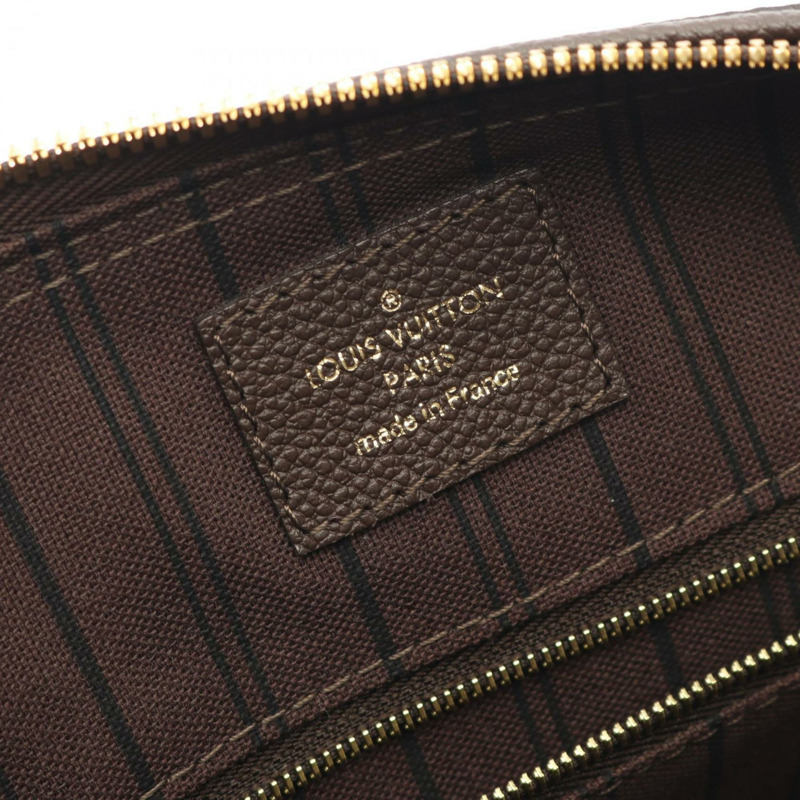 路易威登 Speedy Bandouliere 25 手提包，皮革，Monogram Empreinte 印花，女士，棕色，M40761-3