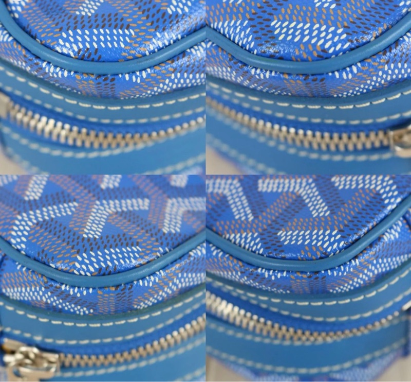 「JL精品代購」98新 Goyard 相機包 天空藍-9