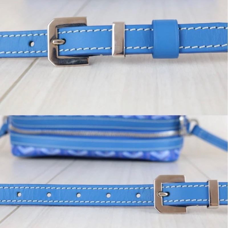 「JL精品代購」98新 Goyard 相機包 天空藍-10