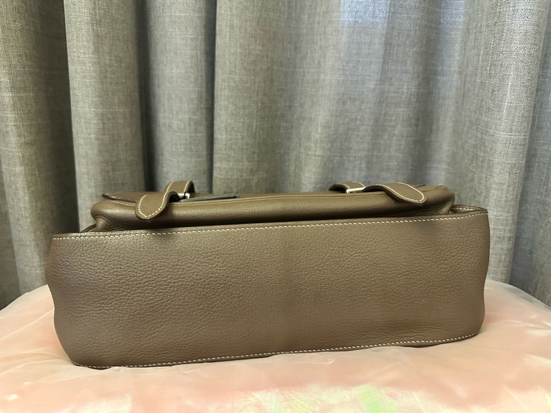 Hermes Steve34大象灰 經典雙扣Bag 罕見五角🌟🌟刻印-16