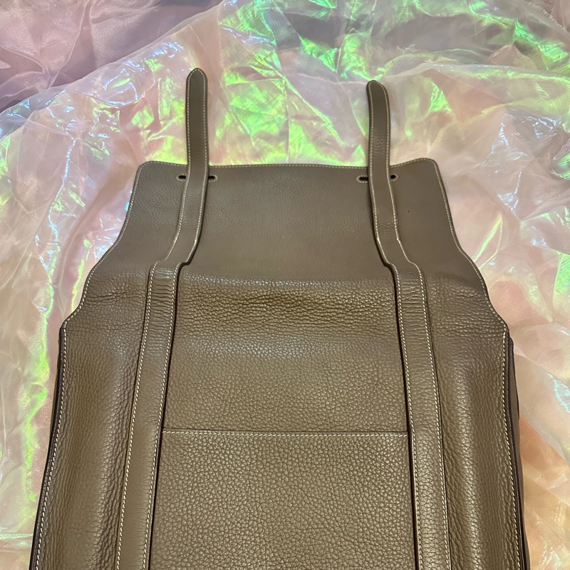 Hermes Steve34大象灰 經典雙扣Bag 罕見五角🌟🌟刻印-17