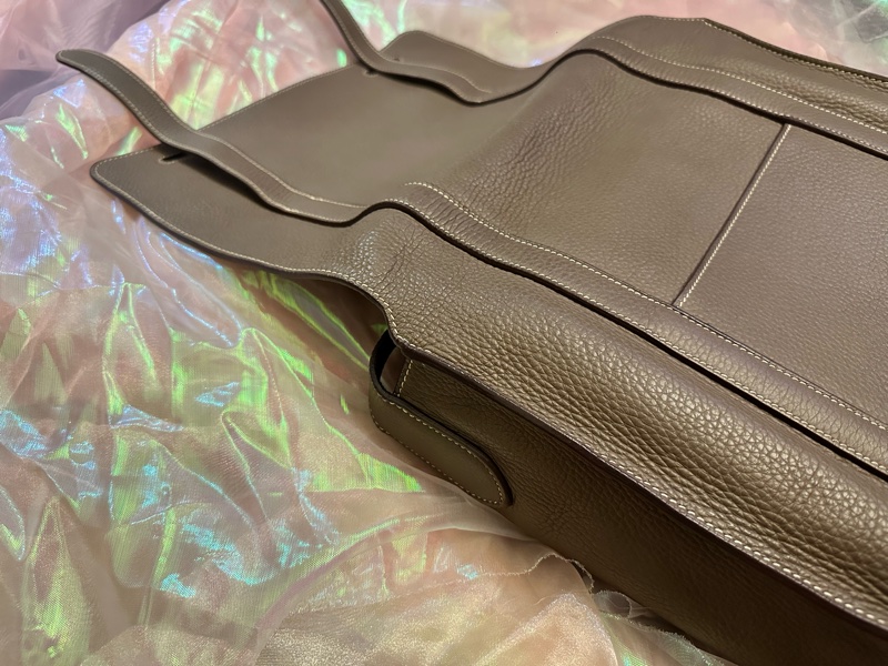 Hermes Steve34大象灰 經典雙扣Bag 罕見五角🌟🌟刻印-20