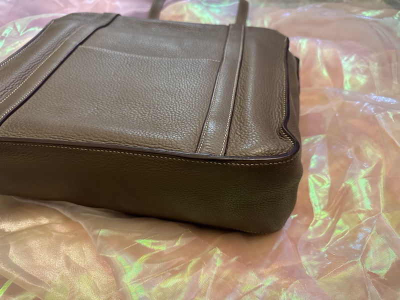 Hermes Steve34大象灰 經典雙扣Bag 罕見五角🌟🌟刻印-22