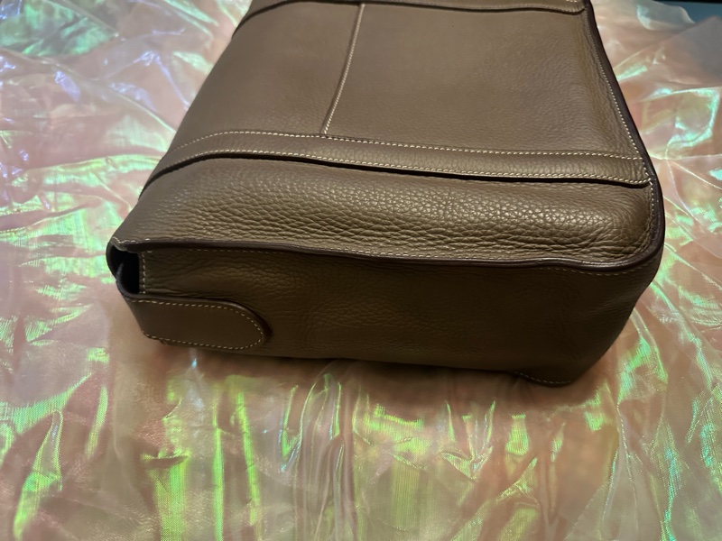 Hermes Steve34大象灰 經典雙扣Bag 罕見五角🌟🌟刻印-24