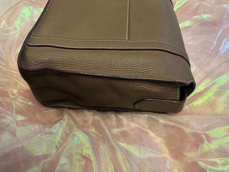 Hermes Steve34大象灰 經典雙扣Bag 罕見五角🌟🌟刻印-25