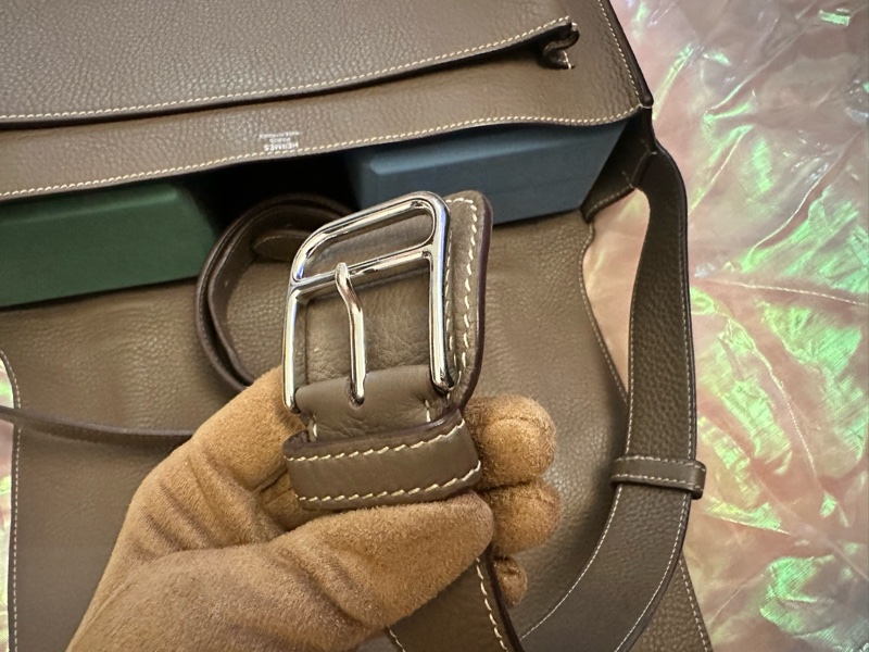 Hermes Steve34大象灰 經典雙扣Bag 罕見五角🌟🌟刻印-43