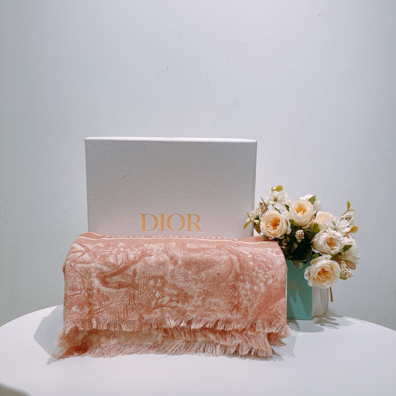 TW4585 CHRISTIAN DIOR 迪奧動物圖案140x140cm方巾140 X 140CM TOILE DE JOUY SAUVAGE SHAWL SCARF WOOL X SILK-0