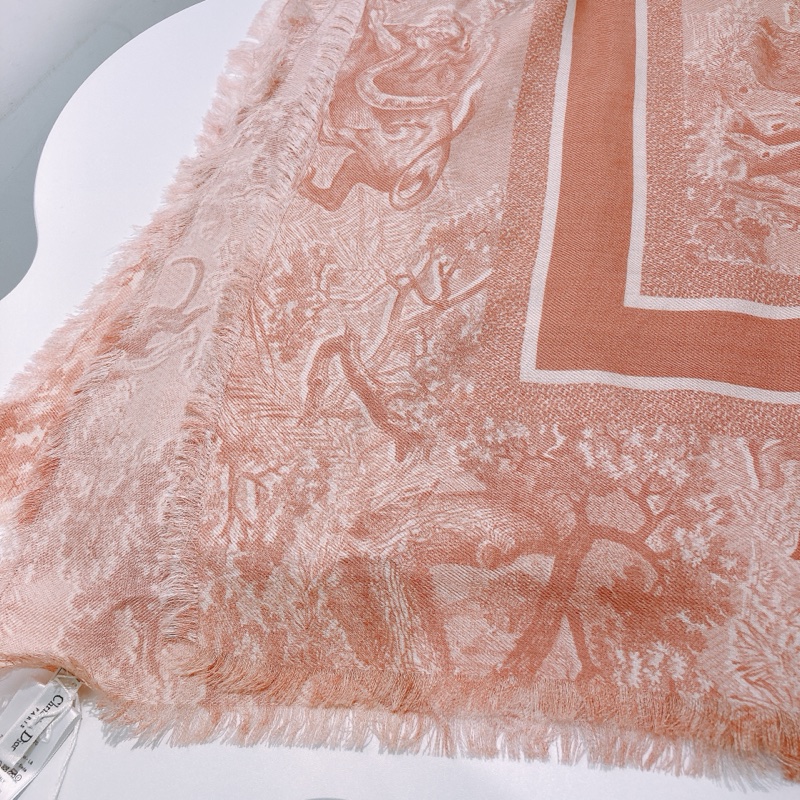 TW4585 CHRISTIAN DIOR 迪奧動物圖案140x140cm方巾140 X 140CM TOILE DE JOUY SAUVAGE SHAWL SCARF WOOL X SILK-6
