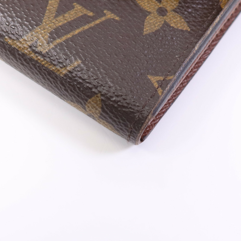 LOUIS VUITTON Monogram Sarah Compact Wallet金扣錢包-10
