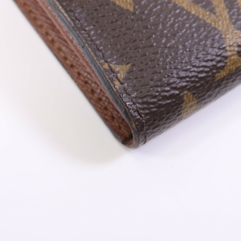 LOUIS VUITTON Monogram Sarah Compact Wallet金扣錢包-11