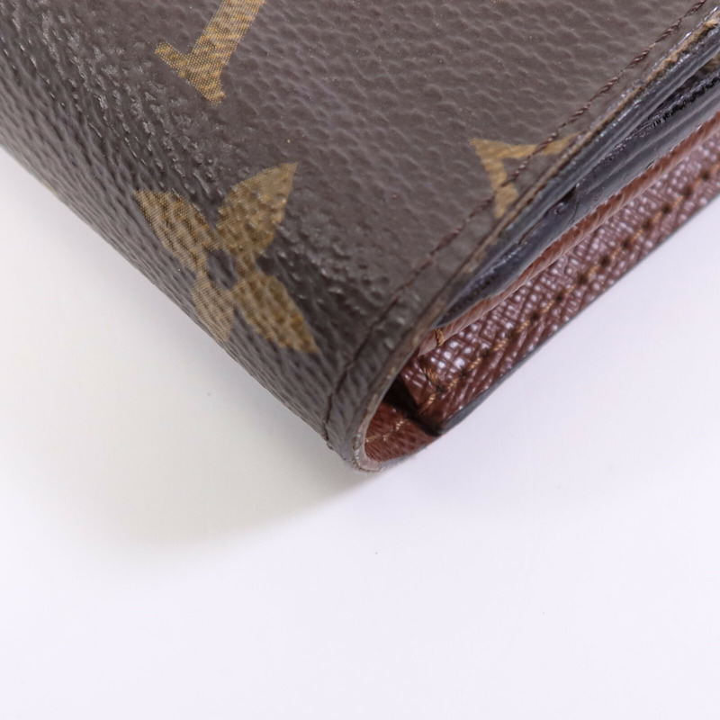 LOUIS VUITTON Monogram Sarah Compact Wallet金扣錢包-12