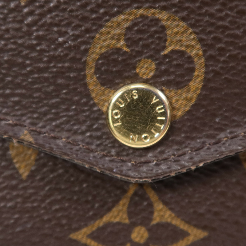 LOUIS VUITTON Monogram Sarah Compact Wallet金扣錢包-14