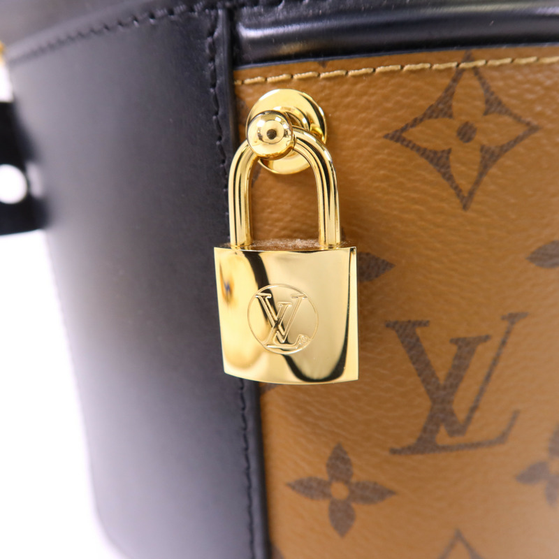 LOUIS VUITTON Monogram Reverse Cannes金扣手挽肩背兩用袋-9