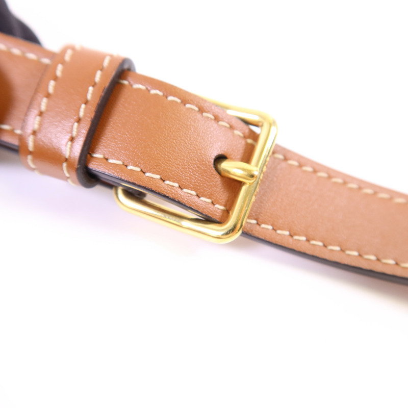 CELINE 塗層帆布Folco金扣肩背袋-9