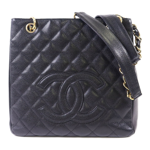 CHANEL 牛皮皮革PST Petit Shopping Tote金扣肩背袋