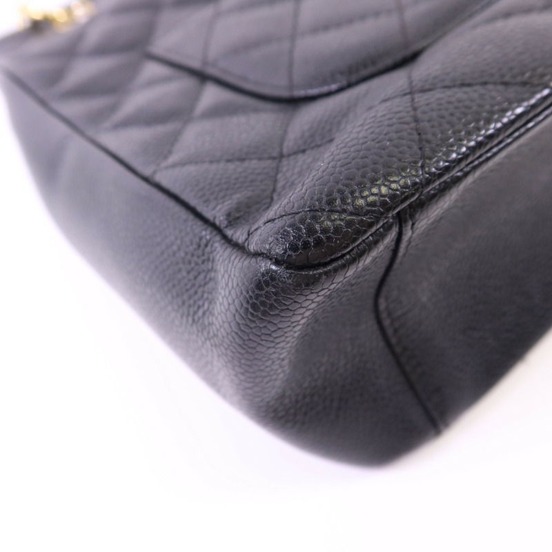 CHANEL 牛皮皮革PST Petit Shopping Tote金扣肩背袋-13