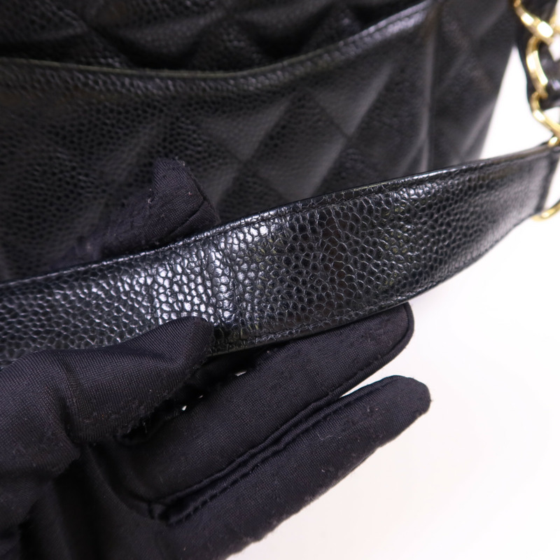 CHANEL 牛皮皮革PST Petit Shopping Tote金扣肩背袋-15