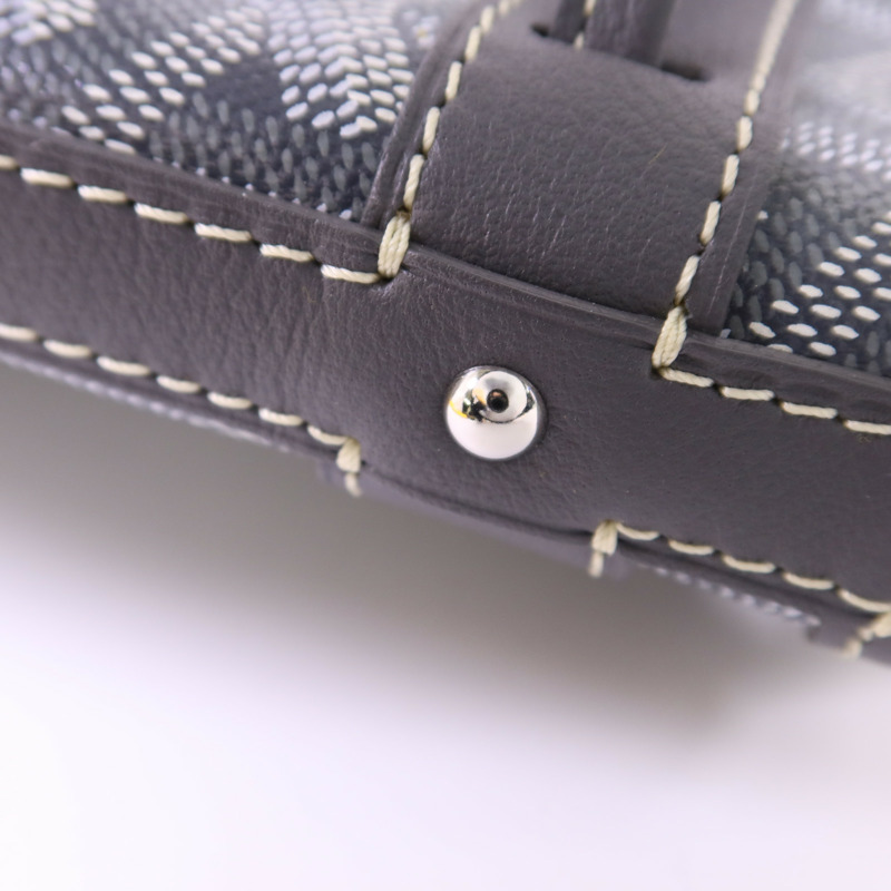 GOYARD 塗層帆布Petit Flot PM Bucket Bag銀扣肩背袋-8