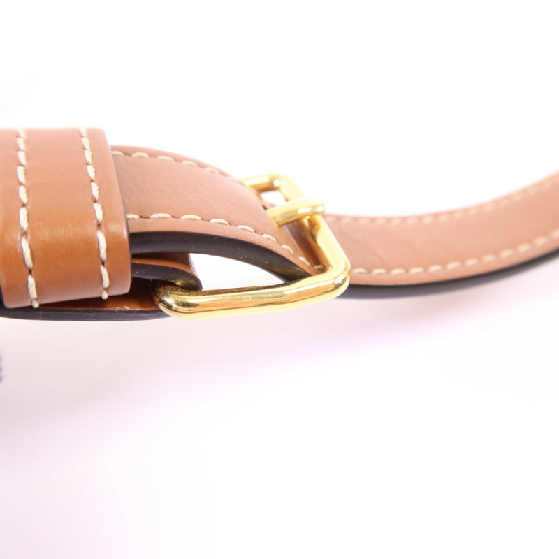 CELINE 塗層帆布Folco金扣肩背袋-10