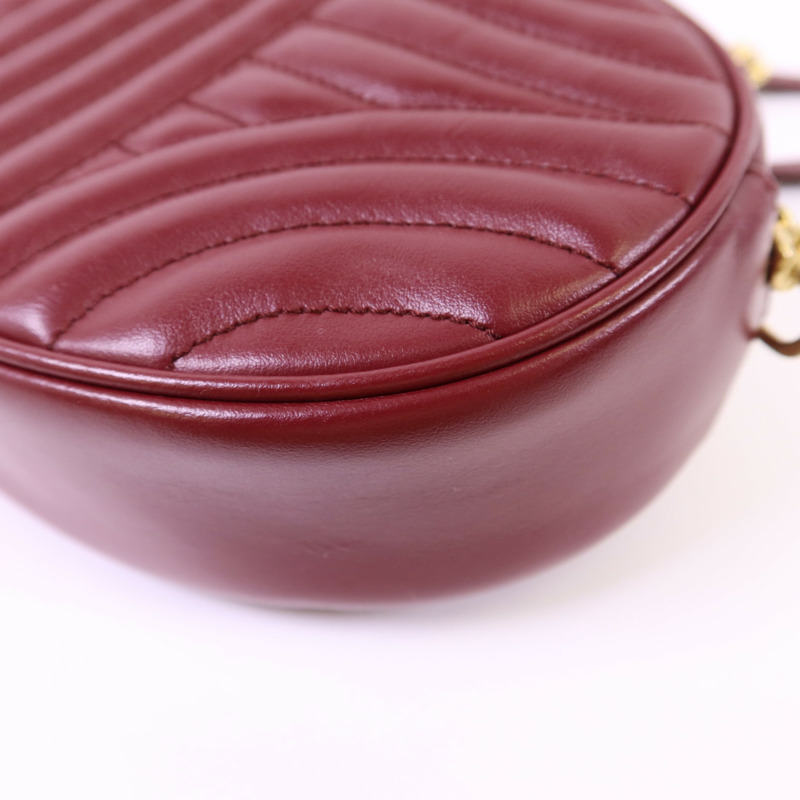 PRADA 牛皮皮革Shoulder Bag金扣肩背袋-13