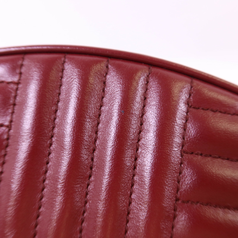 PRADA 牛皮皮革Shoulder Bag金扣肩背袋-15