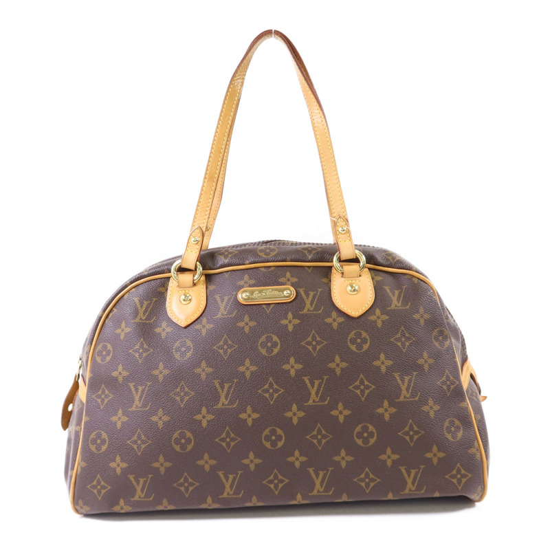 LOUIS VUITTON Monogram Montorgueil GM金扣肩背袋-0