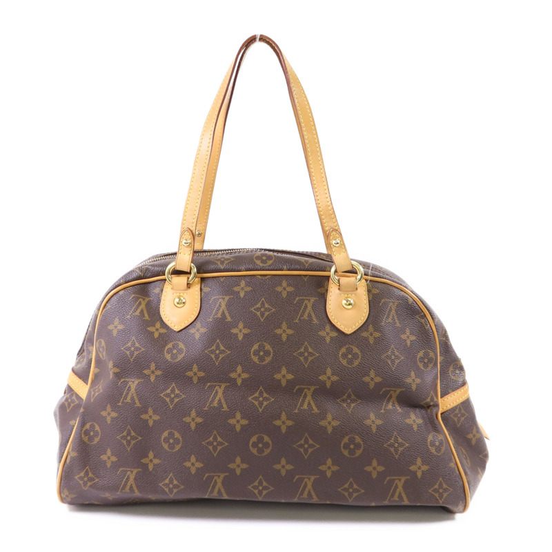 LOUIS VUITTON Monogram Montorgueil GM金扣肩背袋-1
