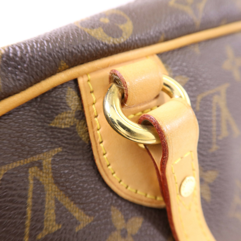 LOUIS VUITTON Monogram Montorgueil GM金扣肩背袋-11